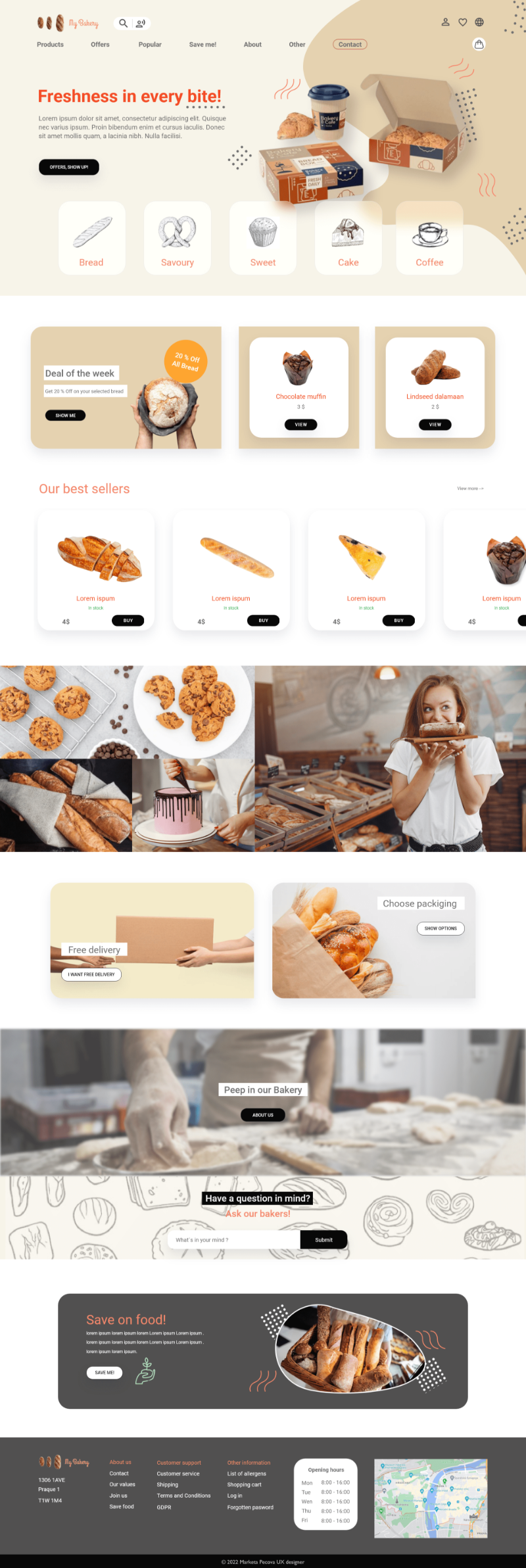 Home page My bakery