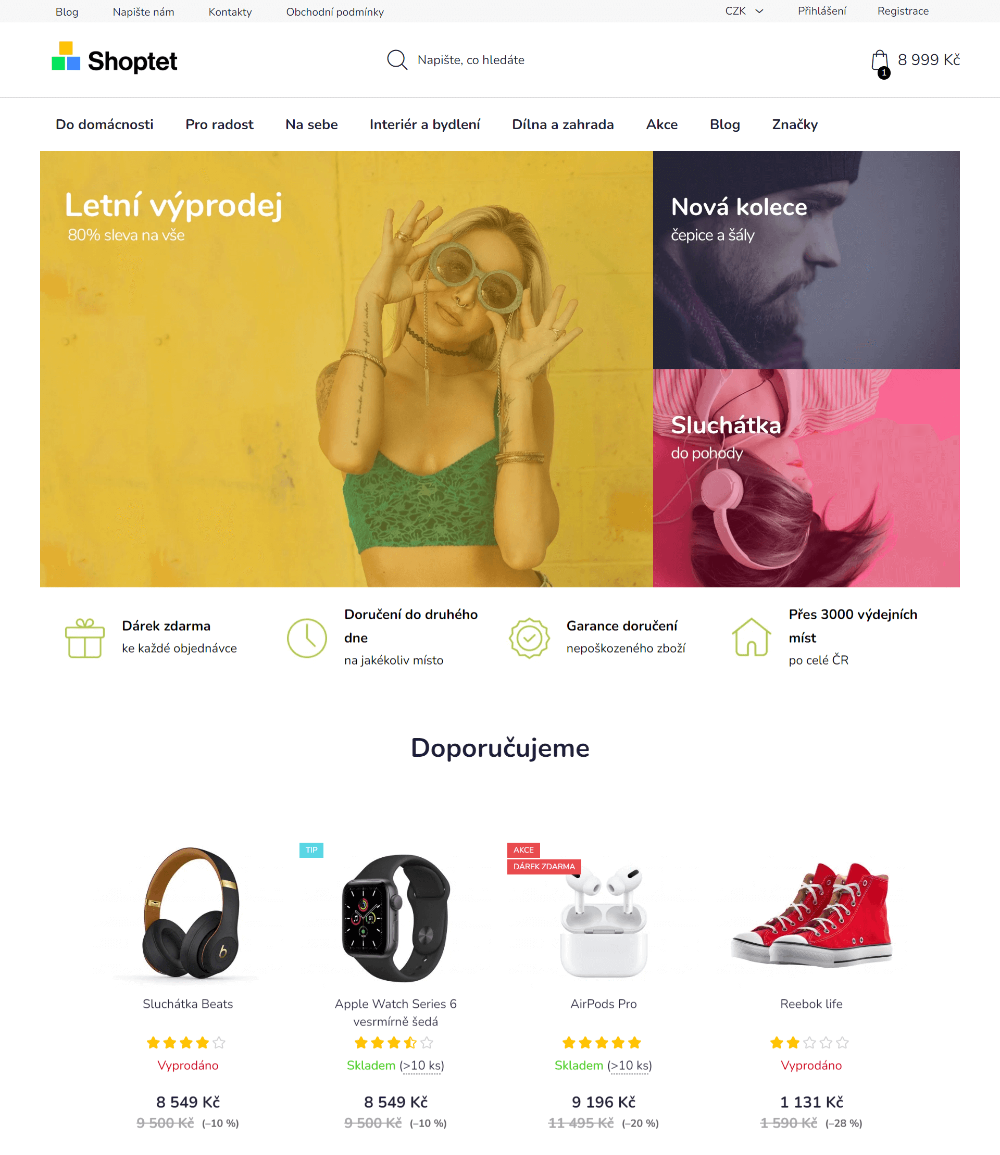 Šablona Disco Shoptet