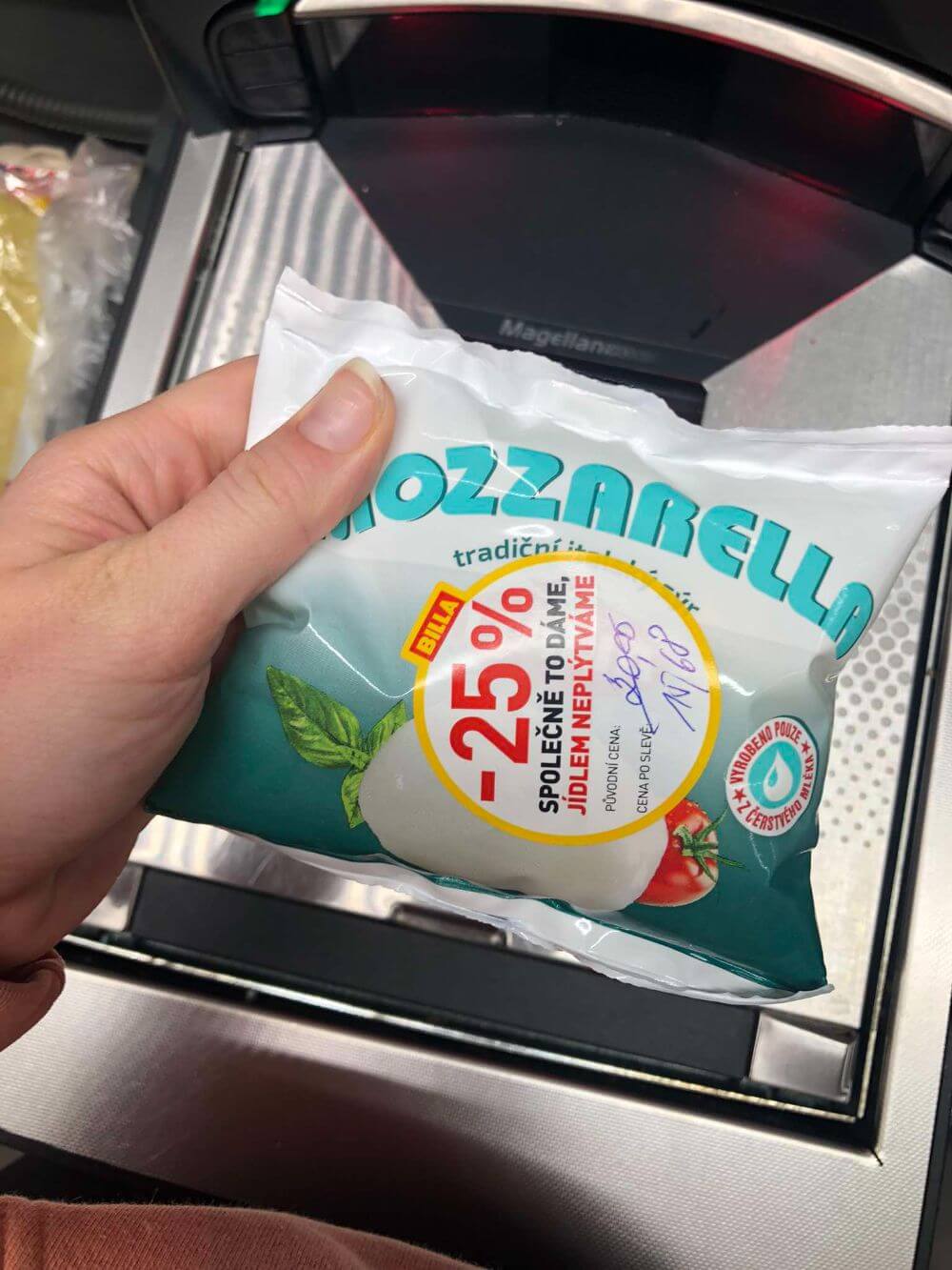 Slevové zboží mozzarella 